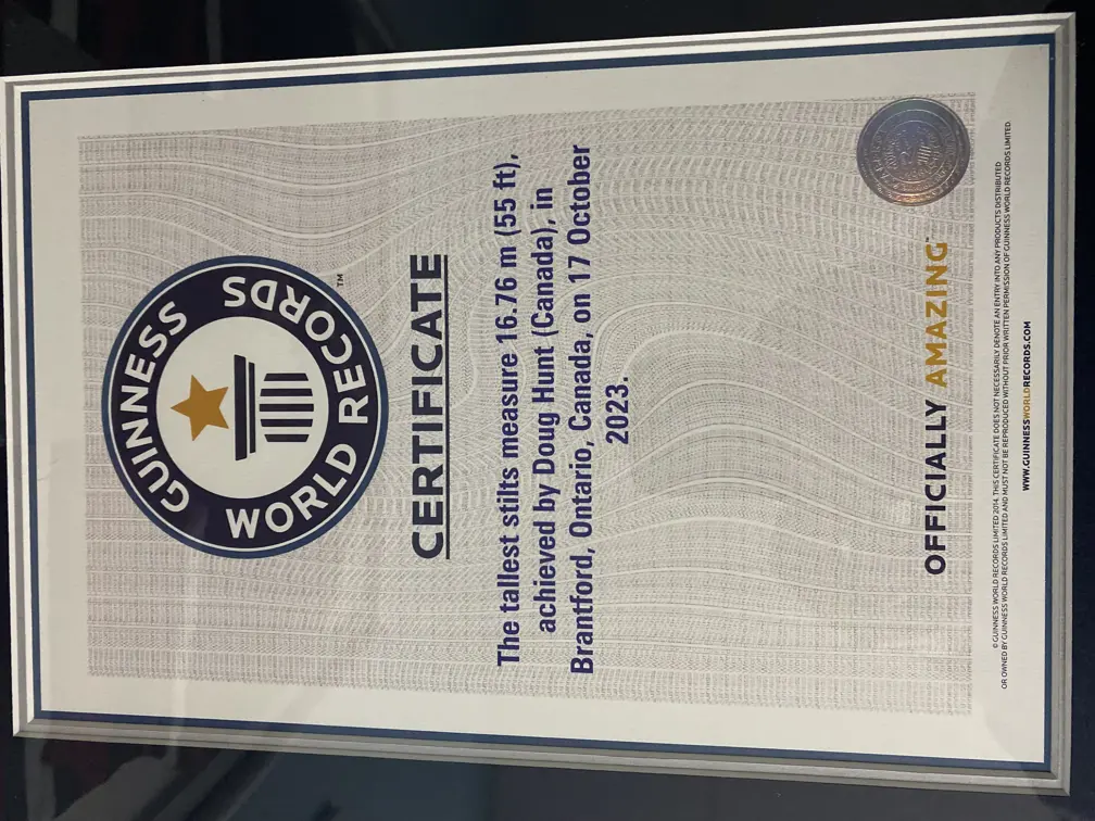 Guinness World Records 2023 Certificate