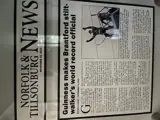 Norfolk and Tillsonburg News on Doug's 2023 stilt walking success