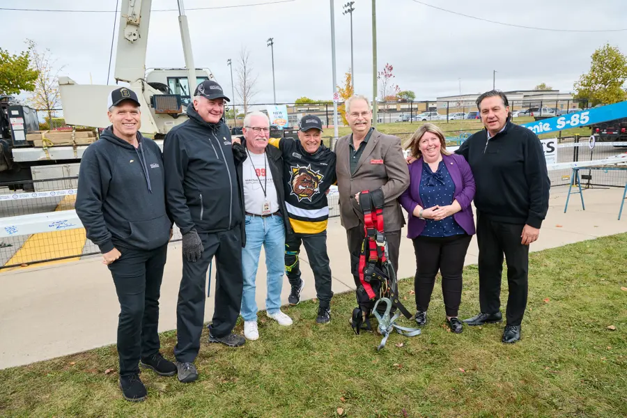 Dough Hunt and Brantford Mayor David and Councillors Sullivan, McCreary, Martin, Samwell and Caputo
