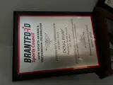 Brantford Sports Council Community Ambassador 2023 award plaque